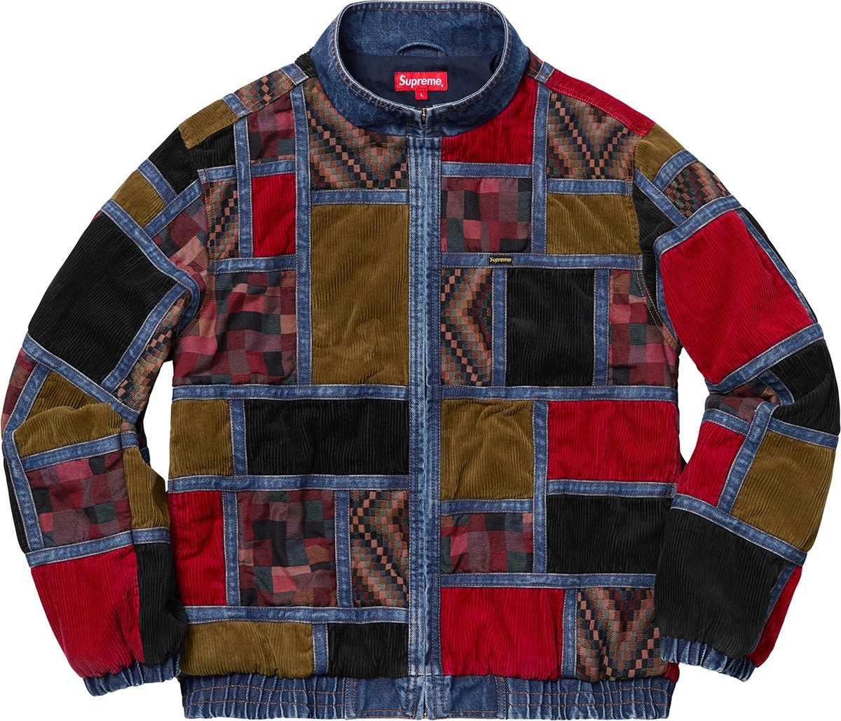 Corduroy Patchwork Denim Jacket view 5